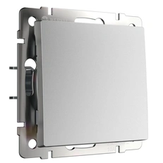 Изображение Выключатель одноклавишный (серебряный матовый) W1110065